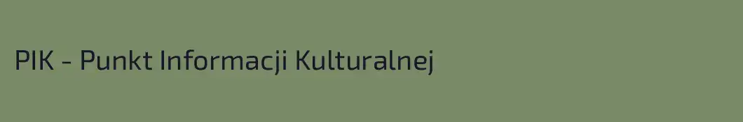 PIK - Punkt Informacji Kulturalnej